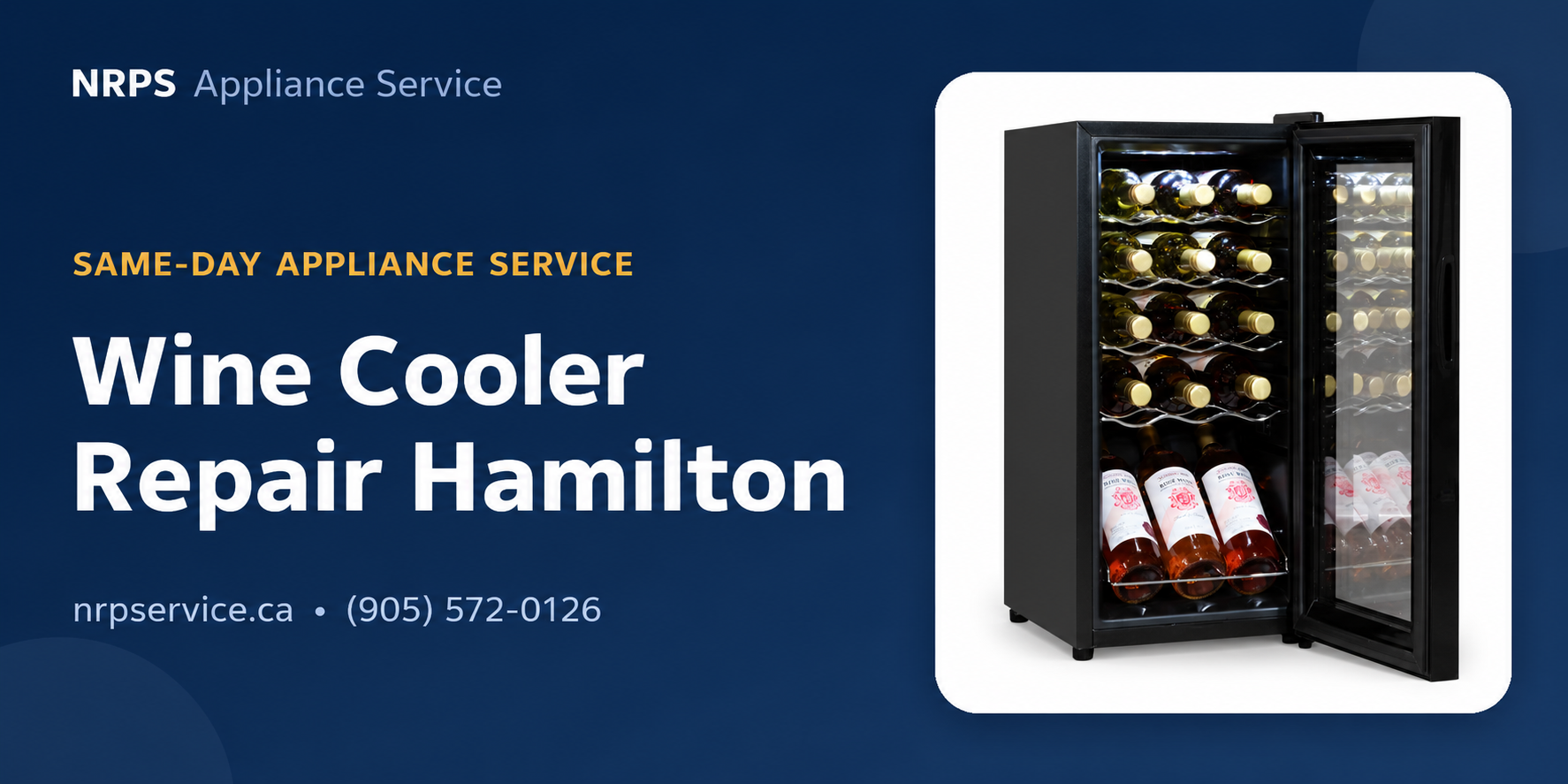 Wine cooler repair in Hamilton — NRPS Appliance Service
