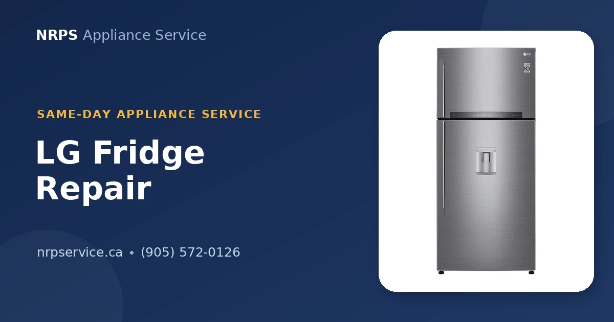 LG fridge repair in Hamilton, NRPS Appliance Service