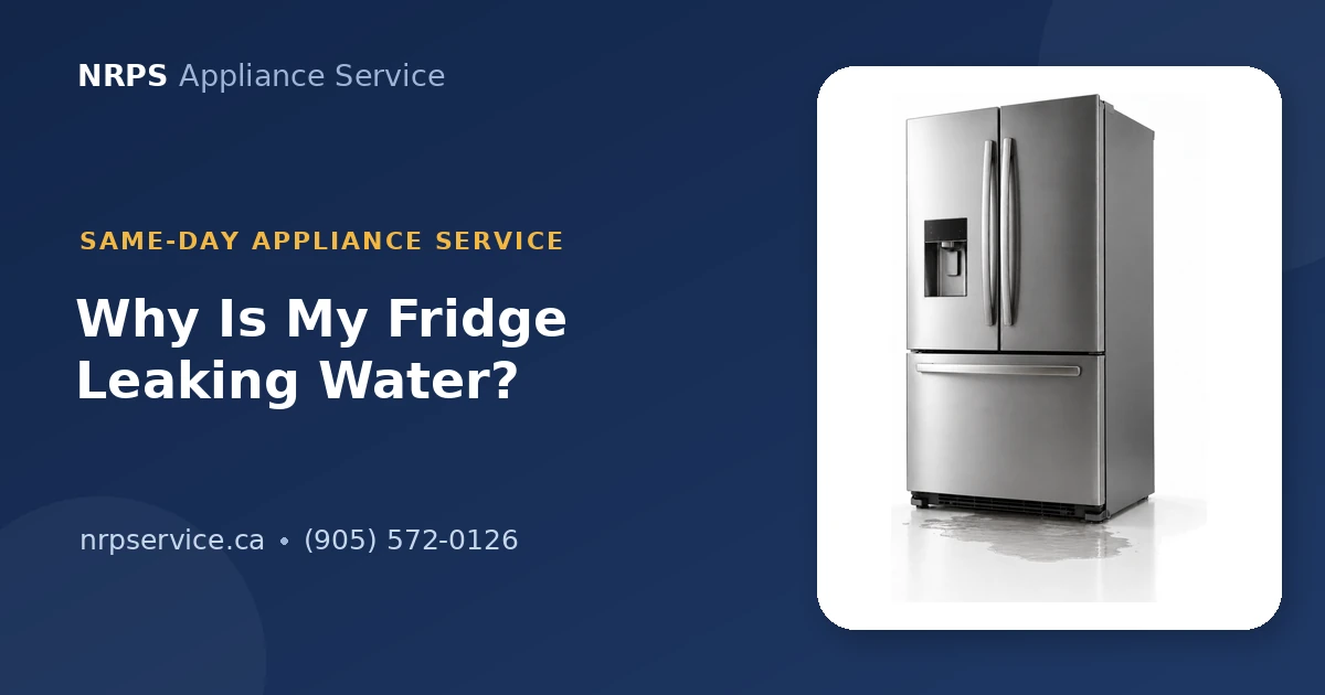 Water pooling under the crisper drawers inside a refrigerator
